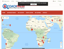 Tablet Screenshot of coach-finder.com